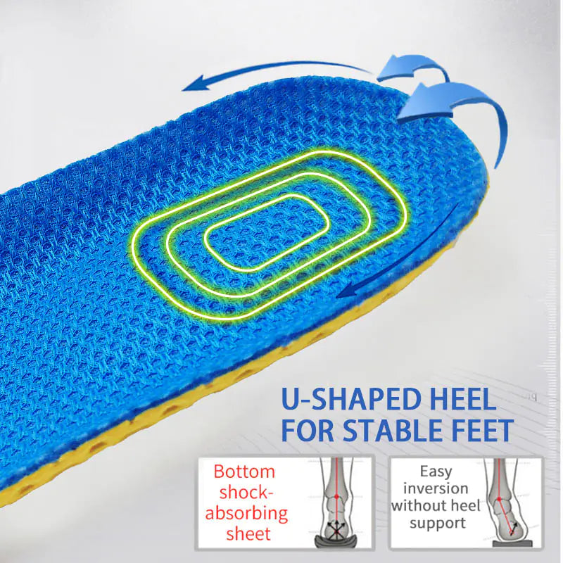 Men's Basketball Shoe Inserts with Memory Foam Cushioning
