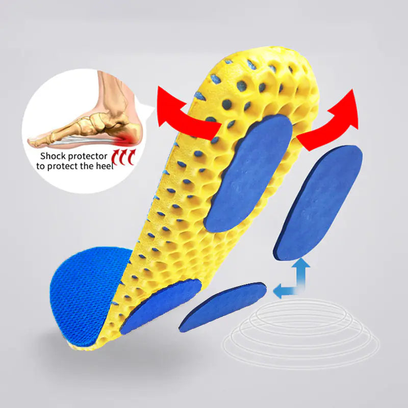 Men's Basketball Shoe Inserts with Memory Foam Cushioning